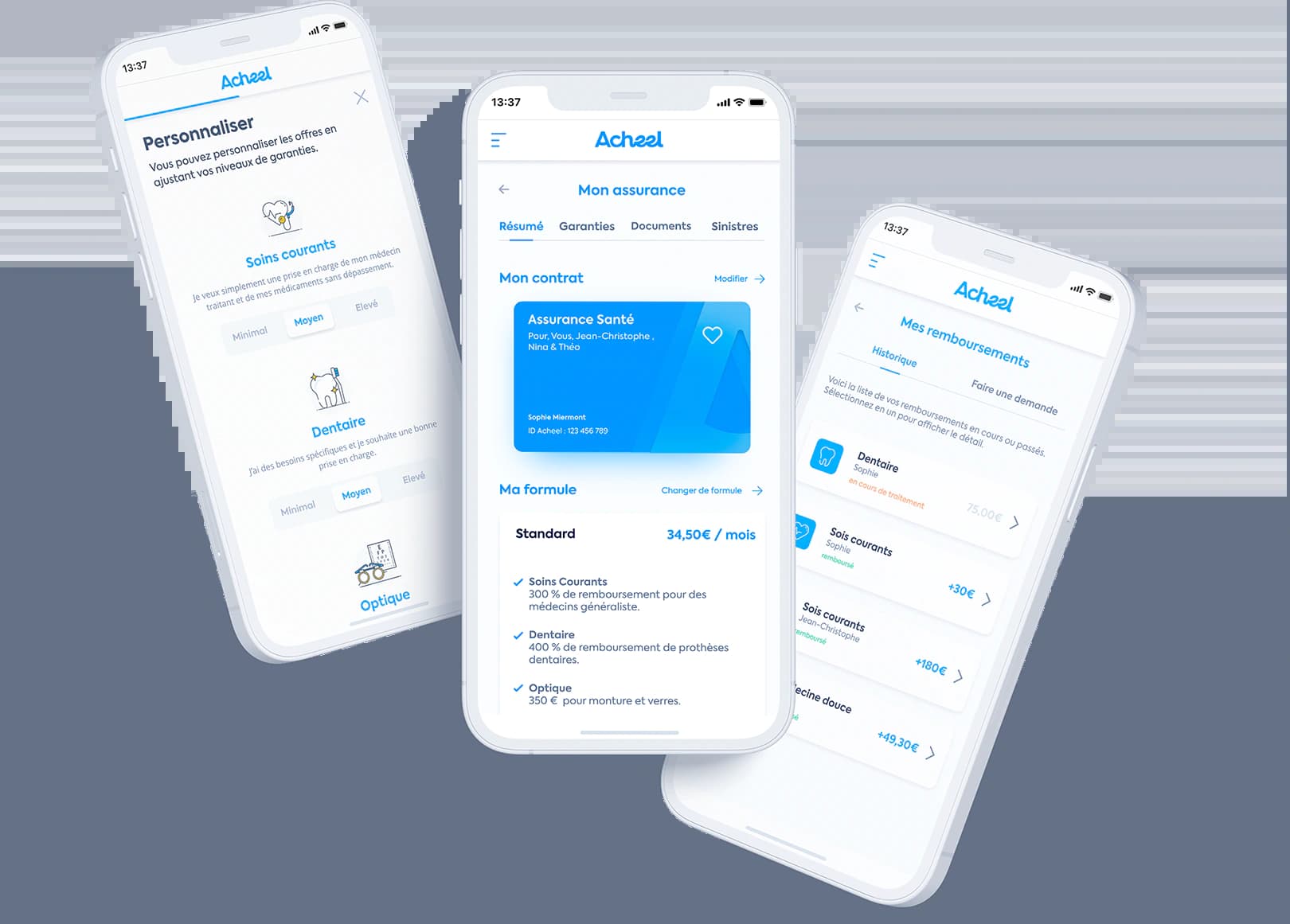 Une assurance [transparente] et [personnalisable.]