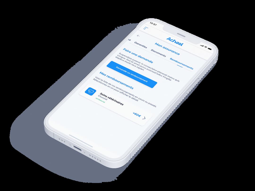 smartphone demande de remboursement